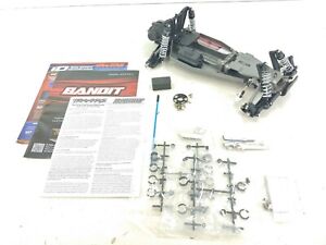 NEW Traxxas Bandit XL-5 1/10 2wd Buggy Drag Car Roller Slider Chassis Metal Gear