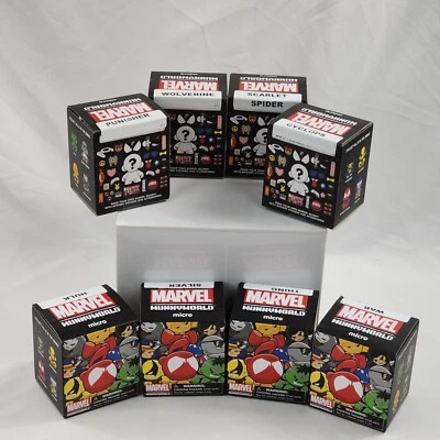 Kidrobot Marvel Munnyworld Micro Serie 2 Juego Completo de 8 Wolverine Punisher Foto 1 de 4