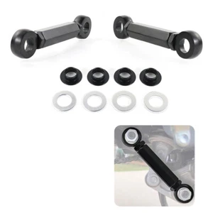 Fit For Suzuki SV650 2017-2022 Adjustable Suspension Lowering Links Kit Black - Picture 1 of 10