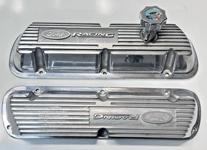 Ford Racing EFI Mustang 1986-1993 cubiertas de válvula aluminio pulido - Imagen 1 de 24