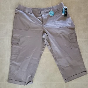 Lee Relaxed Fit women's Capri pants skimmer size 22W NEW - Picture 1 of 4