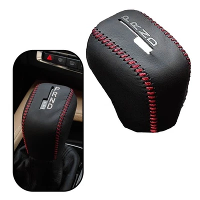 Leather Gear Shift Knob Cover Fit for Volvo S60 XC60 V40 V60 2014-2017 - Image 1 of 4