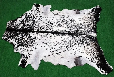 Nueva alfombra de piel de cabra alfombra de pelo en área talla 36"x24" cuero animal piel de cabra Foto 1 de 3