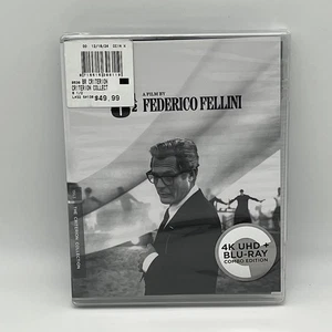 8 1/2 (Criterion Collection) (4K Ultra HD, Blu-ray, 1963, B&W, WS) New Sealed - Picture 1 of 3