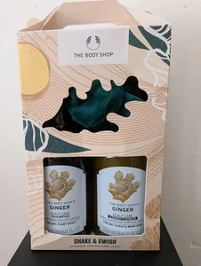 The Body Shop Ginger Shampoo & Conditioner Gift Set + 2 Scrunchies - Picture 1 of 4