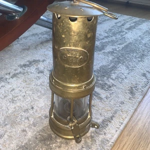 John Lancaster Steam Coal Collieries Cwmtillery Brass Miners Lamp  - Picture 1 of 4