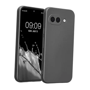 Case Compatible with Google Case -Soft TPU Back Phone Pixel 9a Metallic Grey - Picture 1 of 7