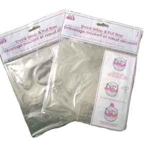 New 2 Pack Shrink Wrap Bag And Pull Bow - Picture 1 of 3