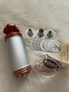 Vintage Mirro Cookie Pastry Cooky Cookie Press 12 Discs 3 Decorator Tips Teflon - Picture 1 of 5