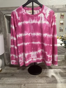 Pullover MICHAEL Michael Kors rosa medio teñido con corbata manga larga - Imagen 1 de 7