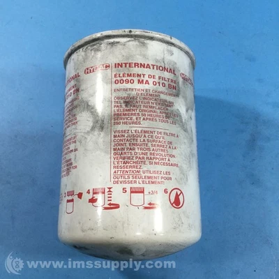 Elemento de filtro hidráulico giratorio Hydac 0090MA010BN - Serie MA USIP Foto 1 de 4