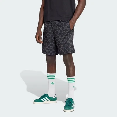 adidas men Monogram Regular Mesh Shorts - Image 1 of 4