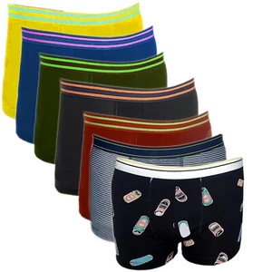 Mens Boxer Designer Shorts Boxers Underwear Trunks Gift Set Pack Of 3 - Picture 1 of 5
