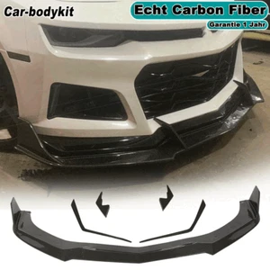 Spoiler in carbonio labbro anteriore adatto per Chevrolet Camaro 2016-2020 - Foto 1 di 10