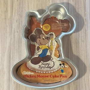 Vintage Wilton Bleistift Mickey Mouse Ganzkörper Geburtstag Kuchenform Form 1984 nicht mehr produziert - Bild 1 von 6