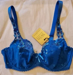 Reggiseno Prima Donna First Lady blu nuovo con etichetta - Foto 1 di 1