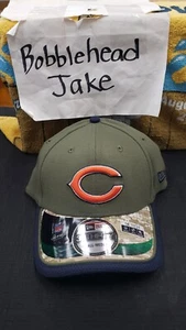 NWT 2014 CHICAGO BEARS FLEX FIT CAP HAT NEW ERA 3930 SALUTE TO SERVICE S-M M-L - Picture 1 of 5