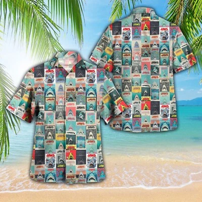 Jaws Hawaiian Shirt - Image 1 of 2