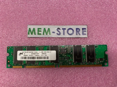 MT9LSDT3272G-133B2 PC133R-333 256MB 133Mhz CL3 ECC Registered SDRAM 168pin LP - Image 1 of 2