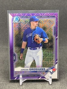 2021 Bowman Chrome Prospects Mega Box Purple Mojo Refractor /199 Jordan Groshans - Bild 1 von 1