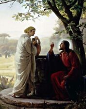 Woman at the Well by Carl Bloch. ReligiRepro Giclee