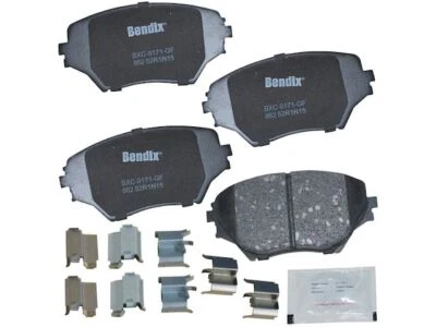 Juego de pastillas de freno delanteras Bendix 73962QGQB 2002 2003 2004 para Toyota RAV4 2001-2005 Foto 1 de 2