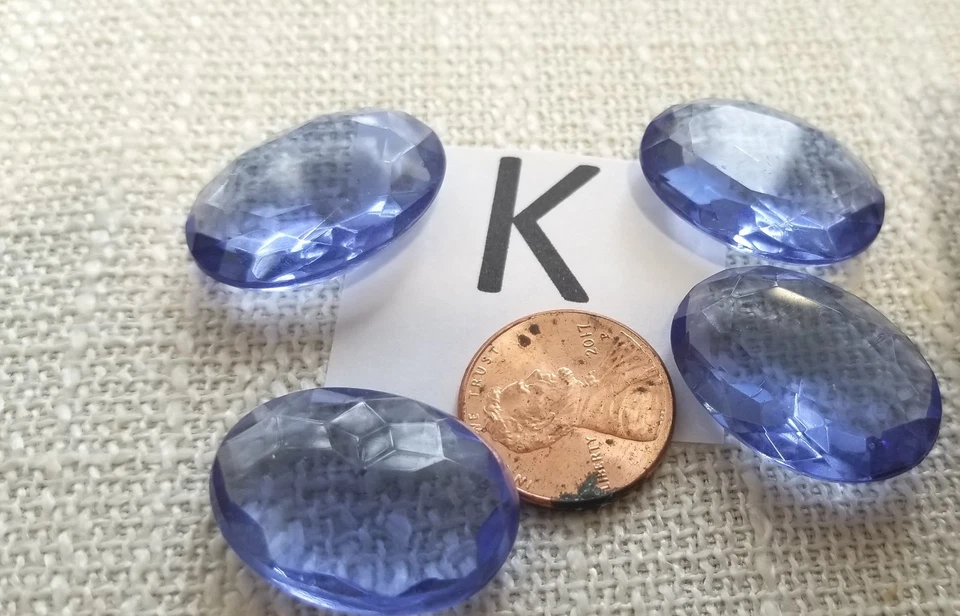 Antigo 25x18mm Strass Oval Tcheco W Alemanha Swarovski Joias Artesanato Reparo 3014 - Imagem 1 de 1