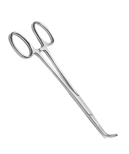 Lot Of 5 Pcs Stainless Steel Right Angle Angled Hemostat Mixter Forceps 5.5" - Picture 1 of 3