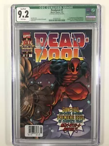 Deadpool #1 (CGC 9.2) 1st Appearance of Blind Al - Marvel Comics Jan 1997 - Picture 1 of 3