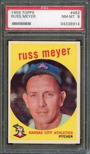 BB - 1959 Topps - #482 - Russ Meyer - PSA 8 - NM-MT