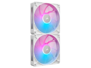 Ventiladores gruesos CORSAIR iCUE LINK RX140 MAX RGB 140mm PWM - Kit de inicio - Blanco - Alto - Imagen 1 de 9
