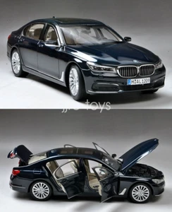 BMW All New 7 Series 750 Li 2017 Metal Diecast Car 1/18 Model Toy Dark Blue - Picture 1 of 8