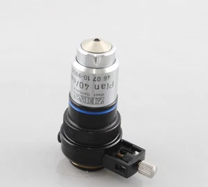 Zeiss Plan 40x 0.65 Objective with DIC Prism Slider Greyline Microscope - Picture 1 of 5