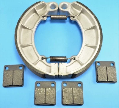 Nuevas pastillas de freno delanteras y zapatas traseras para KAWASAKI Prairie 300 KVF300 (1999-2002) Foto 1 de 4