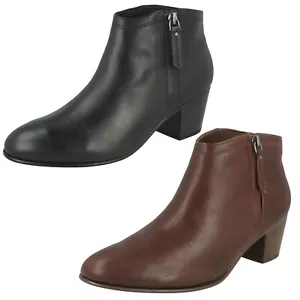 Ladies Maypearl Alice By Clarks Casual Leather Ankle Boot Retail Price - Picture 1 of 10