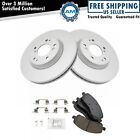 Front Posi Ceramic Brake Pads & Coated Rotors Kit for Jeep Compass Patriot Jeep Compass