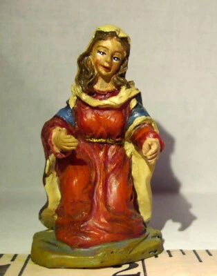 Grandeur Noel Belén Pueblo María Establo Belén Navidad Jesús Mamá 2002 Foto 1 de 4