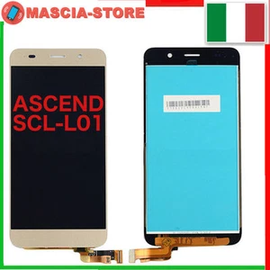 TOUCH SCREEN VETRO Vetrino LCD DISPLAY HUAWEI ASSEMBLATI ASCEND SCL-L01 GOLD - Foto 1 di 1