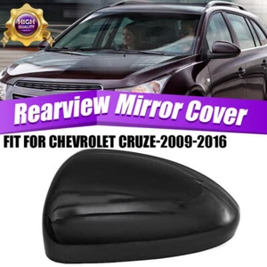For Chevrolet Cruze 2009-2015 2016 Left Driver Side Mirror Cover Cap Black Shell - Picture 1 of 8