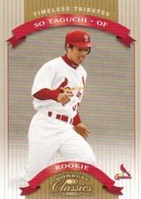2002 Donruss Classics Timeless Tributes #131 So Taguchi 034/100 StL Cardinals