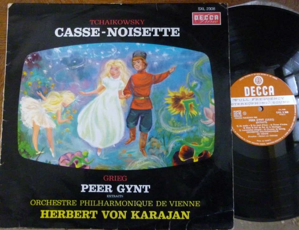 KARAJAN / TCHAIKOVSKY - GRIEG  / DECCA SXL 2308  WB  - Image 1 of 1