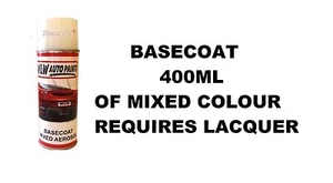 SAAB 93X 9-3X Car Body Paint BASECOAT AEROSOL / TOUCH UP SCRATCH REPAIR MIXED - Picture 1 of 12