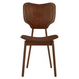 Merax 4 Dining Chairs Modern Set for Kitchen Apartment or Dining Room – Espresso - Picture 1 of 3