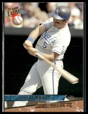 George Brett #206 1993 Ultra Kansas City Royals - Image 1 of 2