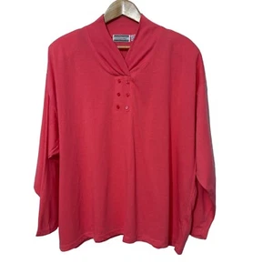 Stefano Womens Top Plus Size 24W Vintage Pullover Business Casual Office Work - Picture 1 of 4