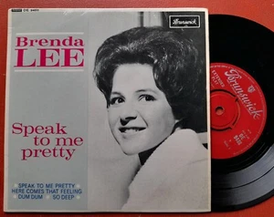 BRENDA LEE,Speak to me pretty.UK EP Brunswick 9488.Nice condition - Picture 1 of 2