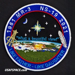 NS-19 2021 - LIKE FATHER-LIKE DAUGHTER - ORIGINAL Tim Gagnon NASA SPACE PATCH - Picture 1 of 4
