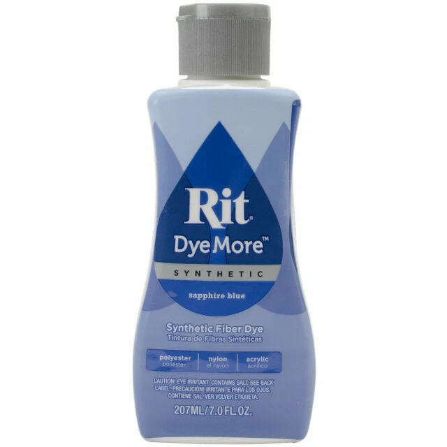 Rit Dye More Synthetic 7oz Sapphire Blue 885967024418