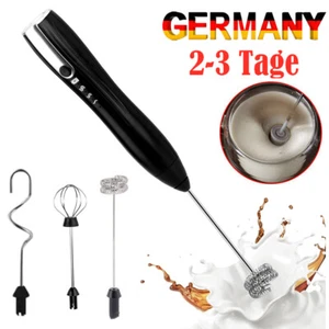 Milchaufschäumer Elektrischer USB Wiederaufladbar Aufschäumer 3Geschwindigkeiten - Bild 1 von 22