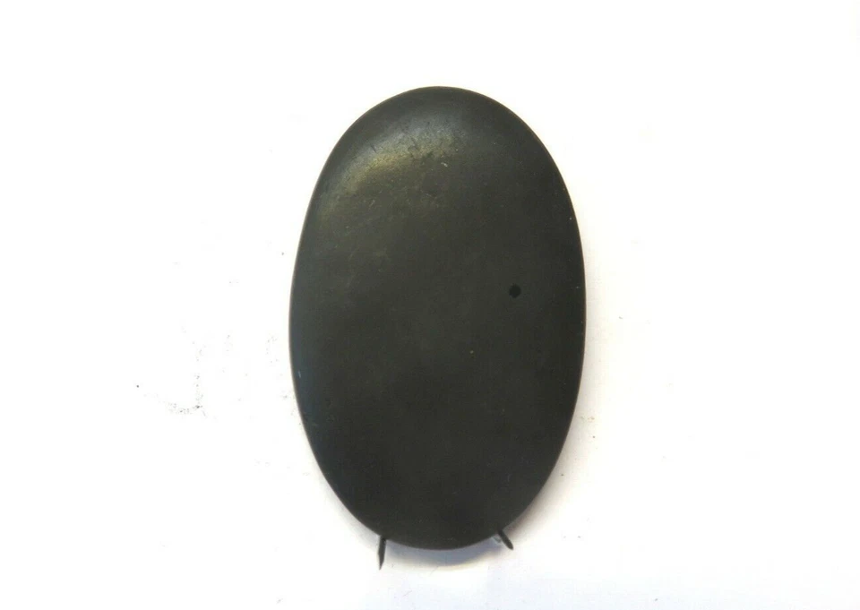 Schungit Shungite Cabochon 41x26,4 mm 53 ct. Nr. U25756E - Bild 1 von 1